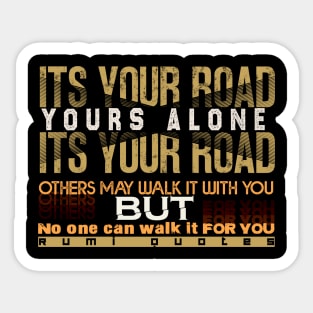 Rumi Quotes Sticker